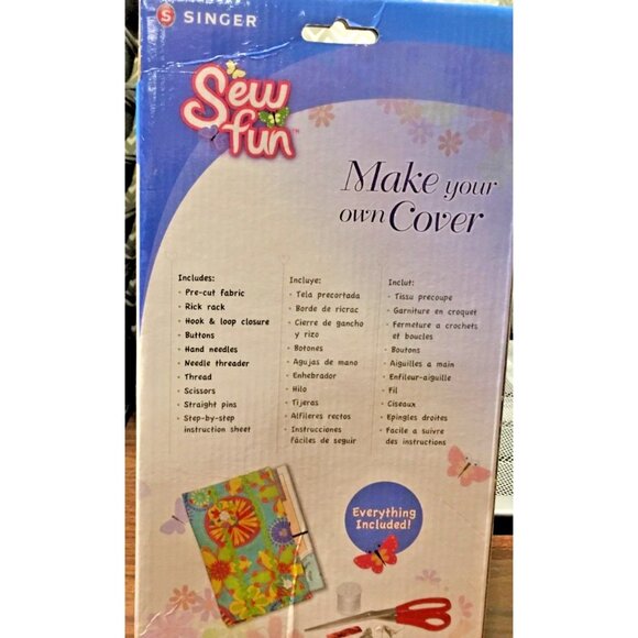 Singer Sew Fun Make your own Cover Kit for Book Journal or eReader NSP #00673 - Picture 6 of 9